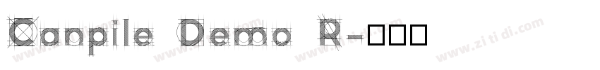 Canpile Demo R字体转换